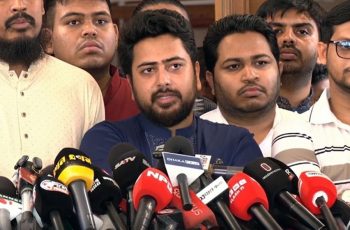 জুলাই গণ-অভ্যুত্থানের ইতিহাসকে দলীয়করণ না করার আহ্বান নাহিদ ইসলামের