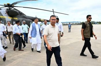 মহেশখালীর মাতারবাড়িতে পৌঁছেছেন প্রধানমন্ত্রী তারেক রহমান