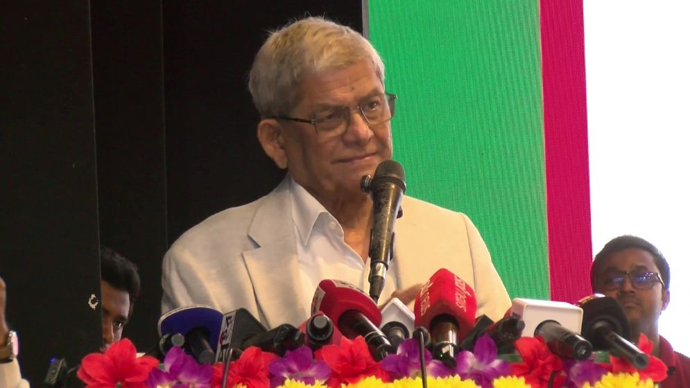 বিরোধী দলের বক্তব্যে শেখ হাসিনার ভাষার প্রতিধ্বনি: মির্জা ফখরুল