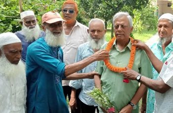 রাজশাহী বিভাগের সভাপতি ড. ইসমাইল হোসেনকে পাবনায় সংবর্ধনা