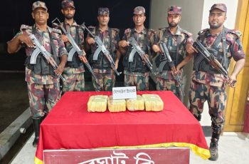 পঞ্চগড়ে বিজিবির অভিযানে ১৩ হাজার পিস ট্যাপেন্টাডল ট্যাবলেট আটক