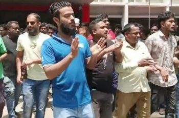 নাটোরে ইউএনও অফিসে ছাত্রদলের বিক্ষোভ, কর্মকর্তারা লাঞ্ছিত