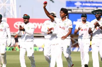 ডারউইন টেস্টে বাংলাদেশের দাপুটে শুরু, অস্ট্রেলিয়া অলআউট ১৯৮ রানে