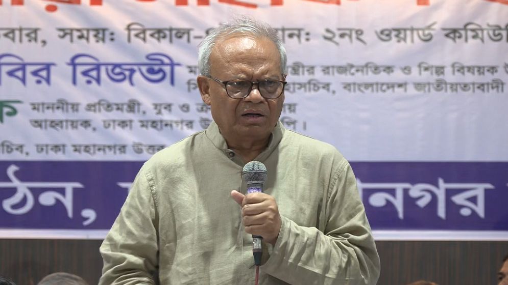 ভারতের স্বার্থে শেখ হাসিনাকে আশ্রয় দিয়েছে: রিজভী