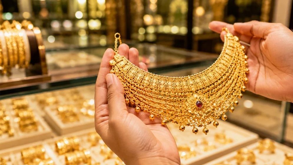 স্বর্ণের দাম তিন দফা বাড়ানোর পর কমলো
