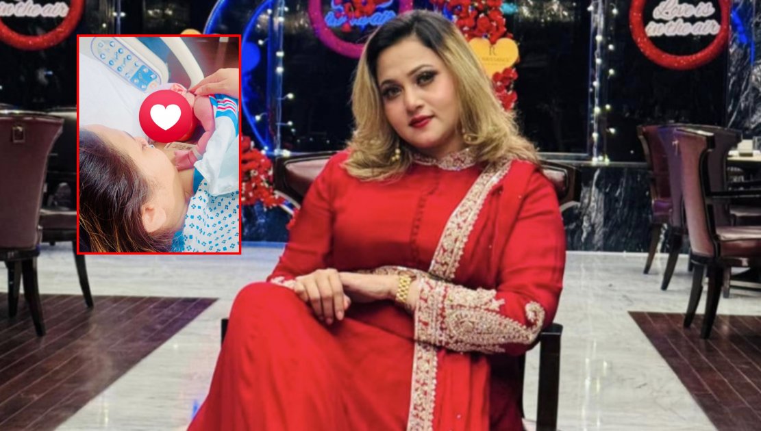 মা হলেন চিত্রনায়িকা মারজান জেনিফা, ফুটফুটে পুত্রসন্তানের জন্ম