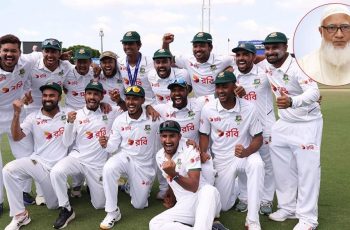 ডারউইন টেস্টে বাংলাদেশ ক্রিকেট দলের ঐতিহাসিক বিজয়ে জামায়াত আমিরের অভিনন্দন