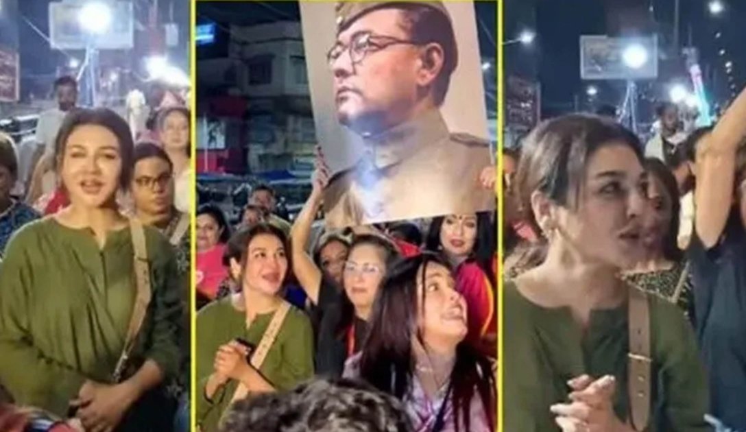 কলকাতার মিছিলে নারীদের নিরাপত্তার দাবিতে অংশ নিলেন জয়া আহসান