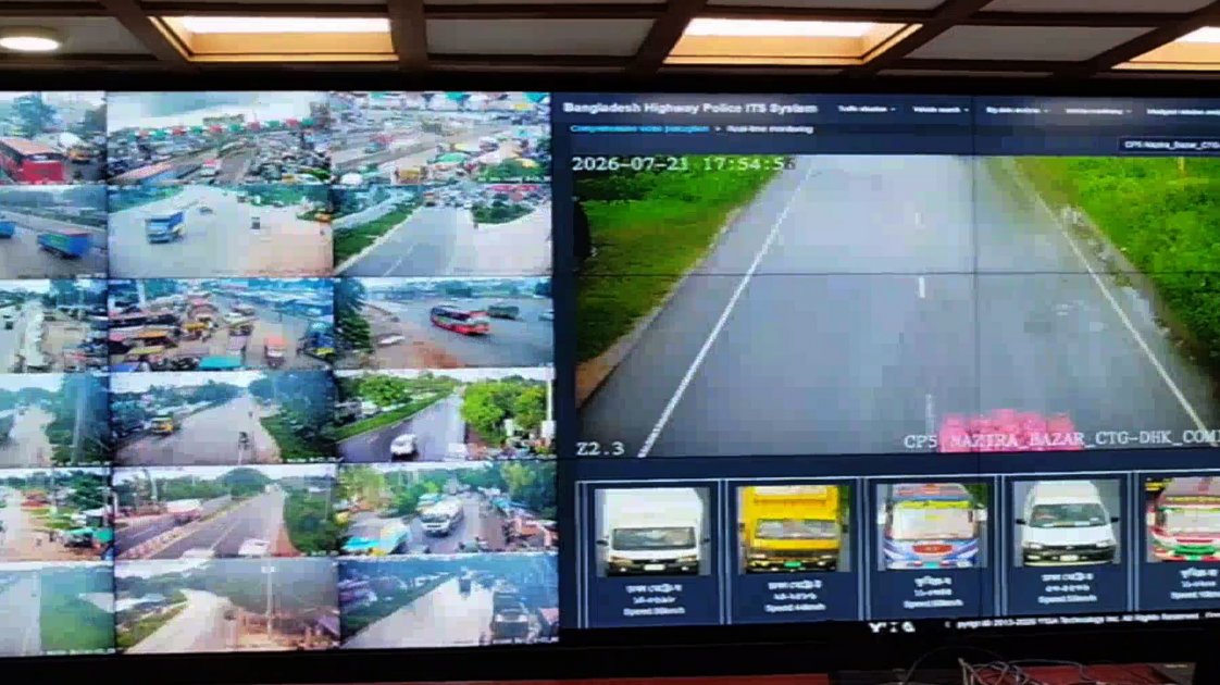 ঢাকা-চট্টগ্রাম মহাসড়কে চালু হচ্ছে ৭ শতাধিক এআই ক্যামেরা