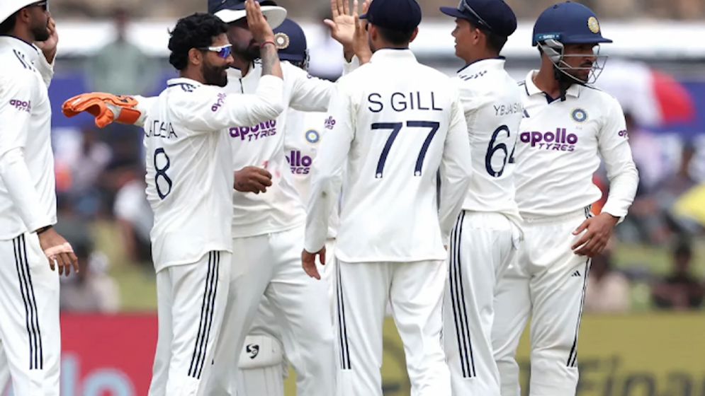 শ্রীলঙ্কা ২৮৪ রানে অলআউট, ভারতের ১৭৮ রানের লিড