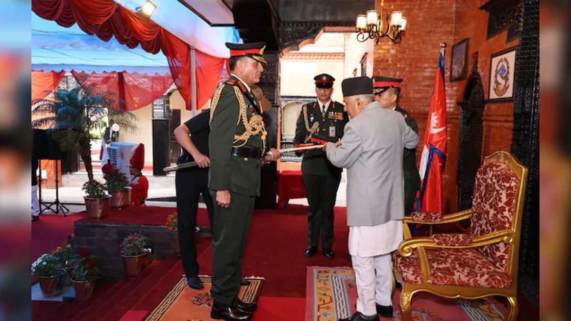 নেপালে ভারতীয় সেনাপ্রধানকে সম্মানসূচক জেনারেল পদমর্যাদা প্রদান