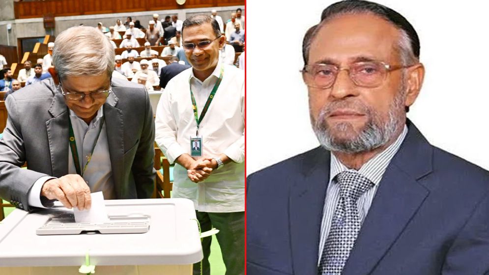 রাষ্ট্রপতি নির্বাচনে ভোট দিলেন মির্জা ফখরুল, অলি আহমদ ভোট দিতে পারেননি