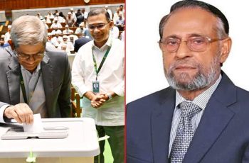রাষ্ট্রপতি নির্বাচনে ভোট দিলেন মির্জা ফখরুল, অলি আহমদ ভোট দিতে পারেননি