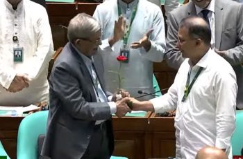 প্রধানমন্ত্রীর লাল গোলাপ শুভেচ্ছা নবনির্বাচিত রাষ্ট্রপতিকে