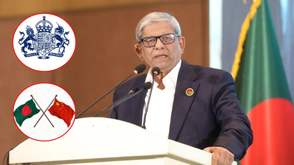 মির্জা ফখরুলকে অভিনন্দন জানিয়েছে যুক্তরাজ্য ও চীন