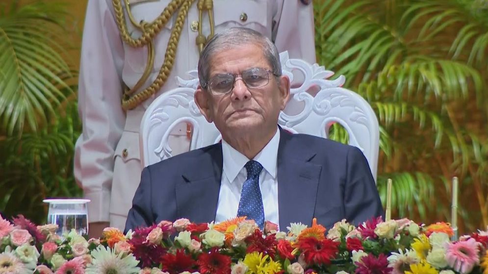 মির্জা ফখরুল ইসলাম আলমগীরের রাষ্ট্রপতি হিসেবে শপথ গ্রহণ
