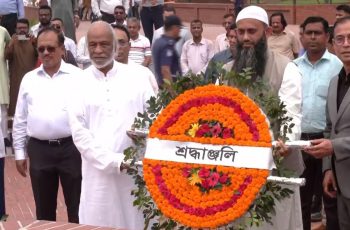 জাতীয় স্মৃতিসৌধে নবনিযুক্ত মন্ত্রীদের শ্রদ্ধা নিবেদন