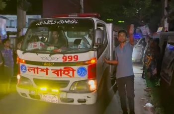 কুষ্টিয়ায় সাংবাদিক দেবাশীষ ও তার ছেলের সৎকার সম্পন্ন