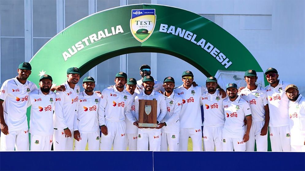 প্রথমবারের মতো টেস্ট র‍্যাঙ্কিংয়ে ছয়ে বাংলাদেশ