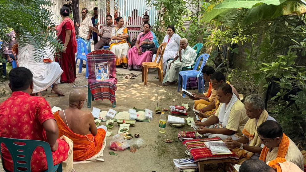 রংপুরে ৪ খুনের ঘটনায় শ্রাদ্ধানুষ্ঠান সম্পন্ন