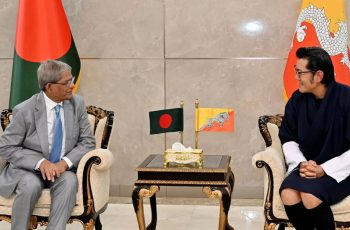 ভুটানের রাজার ঢাকায় যাত্রাবিরতি, রাষ্ট্রপতির সঙ্গে সাক্ষাৎ