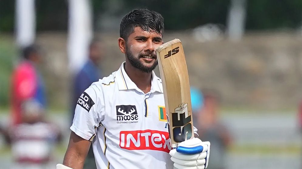 শ্রীলঙ্কার ড্রতে দিনুশার সেঞ্চুরির অবদান