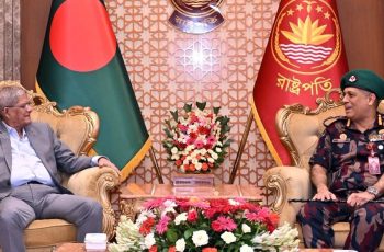 রাষ্ট্রপতির বিজিবিকে চোরাচালান ও সীমান্ত হত্যার বিরুদ্ধে কার্যকর ব্যবস্থা নিতে আহ্বান