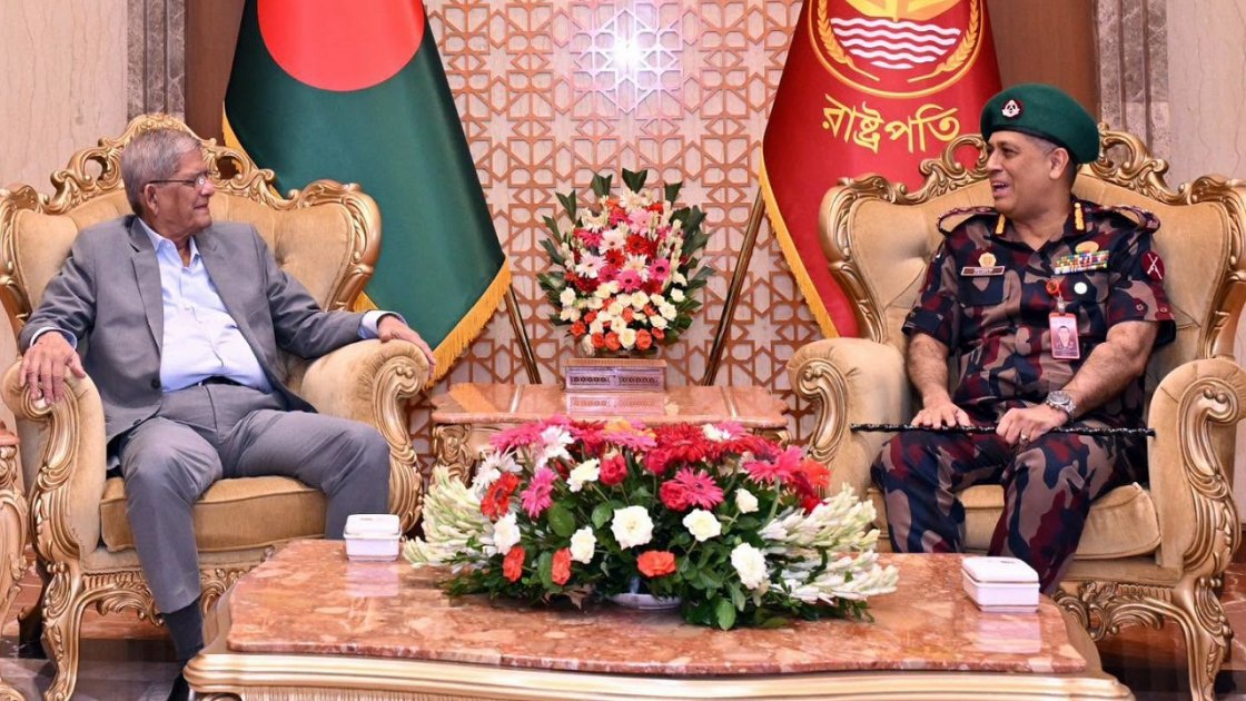 রাষ্ট্রপতির সঙ্গে সাক্ষাৎ করলেন বিজিবি মহাপরিচালক