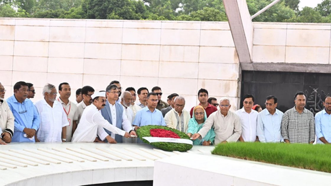 বিএনপির ৪৮তম প্রতিষ্ঠাবার্ষিকীতে প্রধানমন্ত্রীর শ্রদ্ধা নিবেদন