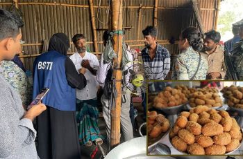 মিরপুরে অস্বাস্থ্যকর পরিবেশে মিষ্টি উৎপাদনের অভিযোগে জরিমানা