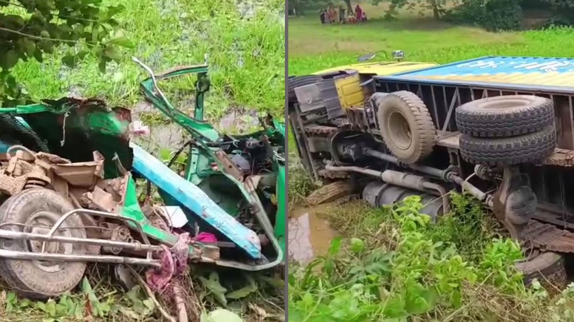 গাজীপুরে সিএনজি ও কাভার্ডভ্যান সংঘর্ষে নিহত ৪