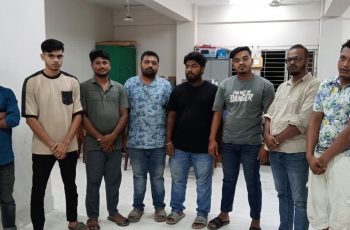 উত্তরখানে গোপন মিটিং থেকে ৮ যুবলীগ নেতা গ্রেফতার