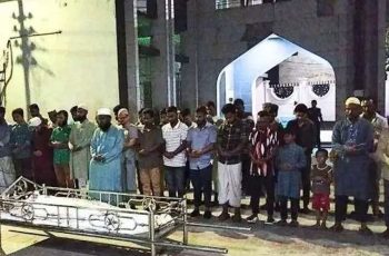পুলিশি পাহারায় ইসলামী রীতিতে বিল্লাল ওরফে শুভকে দাফন