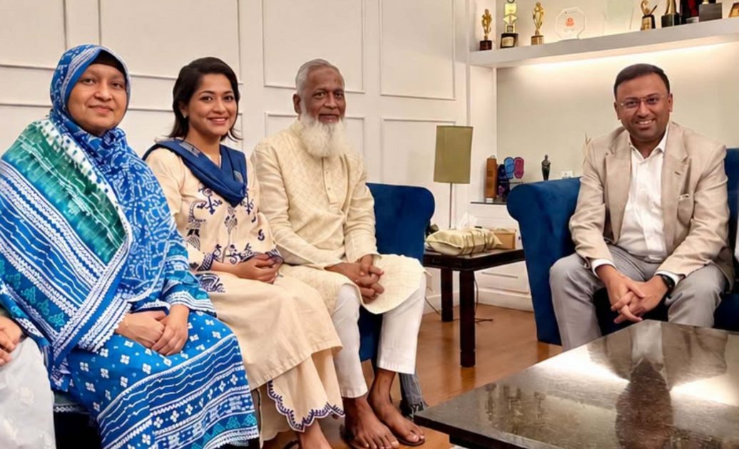 প্রধানমন্ত্রীর পক্ষ থেকে বাঁধনের পরিবারের খোঁজ নিলেন হুমায়ুন কবির
