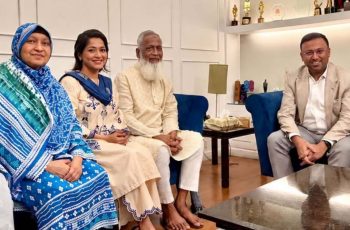 প্রধানমন্ত্রীর পক্ষ থেকে বাঁধনের পরিবারের খোঁজ নিলেন হুমায়ুন কবির