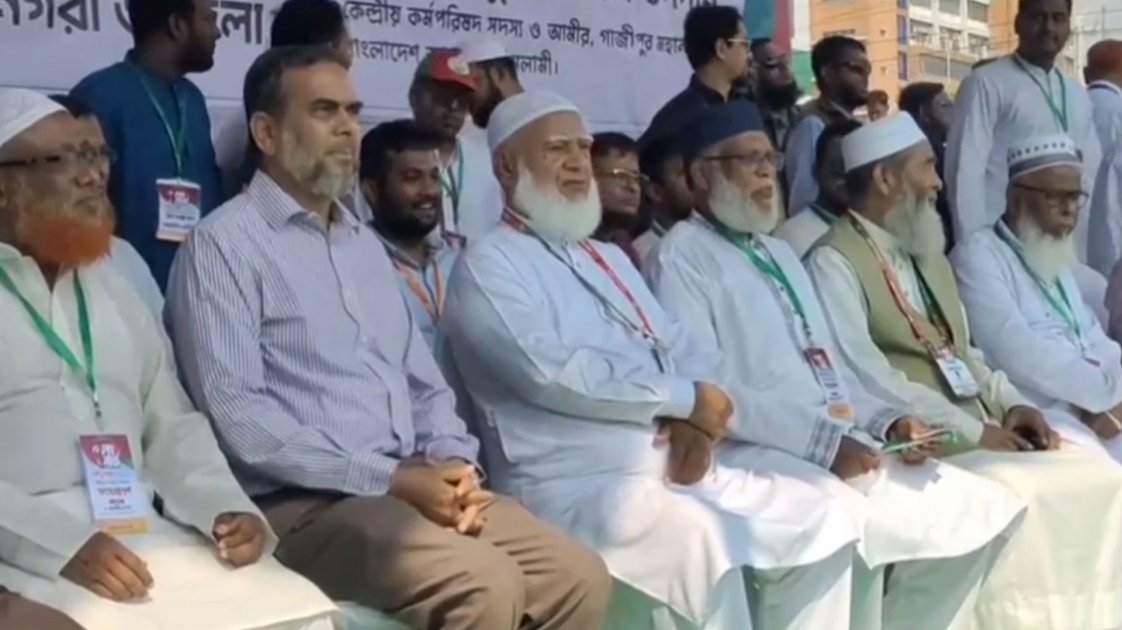 ঢাকা-রংপুর লংমার্চ: গাজীপুরে ১১ দলের নেতাদের বক্তব্য