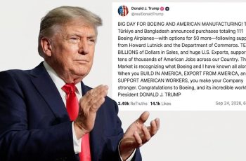 বাংলাদেশ-তুরস্কের ১১১ বোয়িং উড়োজাহাজ কেনার চুক্তি