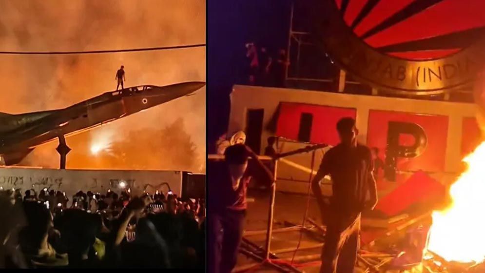 ভারতের পাঞ্জাব বিশ্ববিদ্যালয়ে ধর্ষণের অভিযোগে সহিংস বিক্ষোভ ও অগ্নিসংযোগ