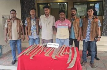 নারায়ণগঞ্জে স্বর্ণের দোকানে ডাকাতি: ৭ জন গ্রেপ্তার, স্বর্ণালংকার উদ্ধার
