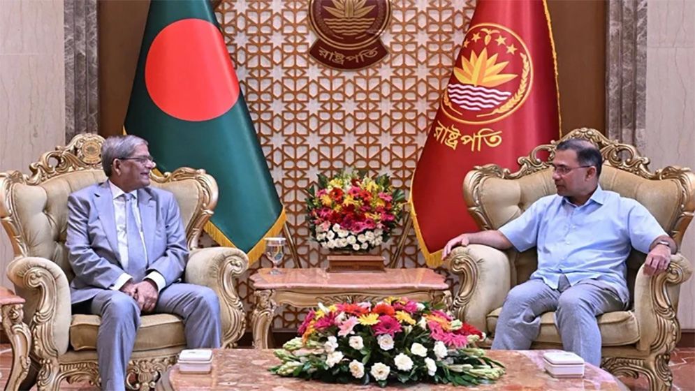 রাষ্ট্রপতির সঙ্গে প্রধানমন্ত্রীর প্রথম সাক্ষাৎ বঙ্গভবনে