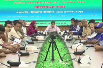 রংপুরে পূজামন্ডপের নিরাপত্তায় নাইট ভিশন ক্যামেরা স্থাপন