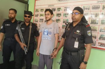 ফরিদপুরে অস্ত্র-মাদকসহ যুবক গ্রেপ্তার, সন্ত্রাসী কর্মকাণ্ডের অভিযোগ