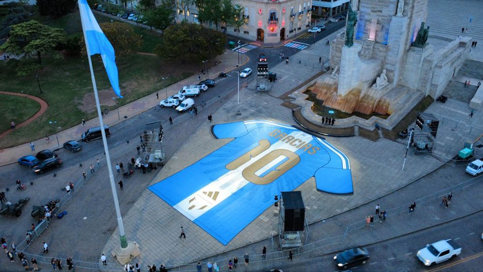 মেসির সম্মানে রোজারিও শহর নতুন সাজে সজ্জিত
