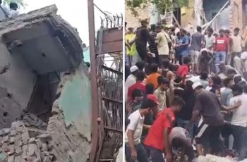 দিল্লিতে পাঁচতলা ভবন ধসে বহু হতাহতের আশঙ্কা