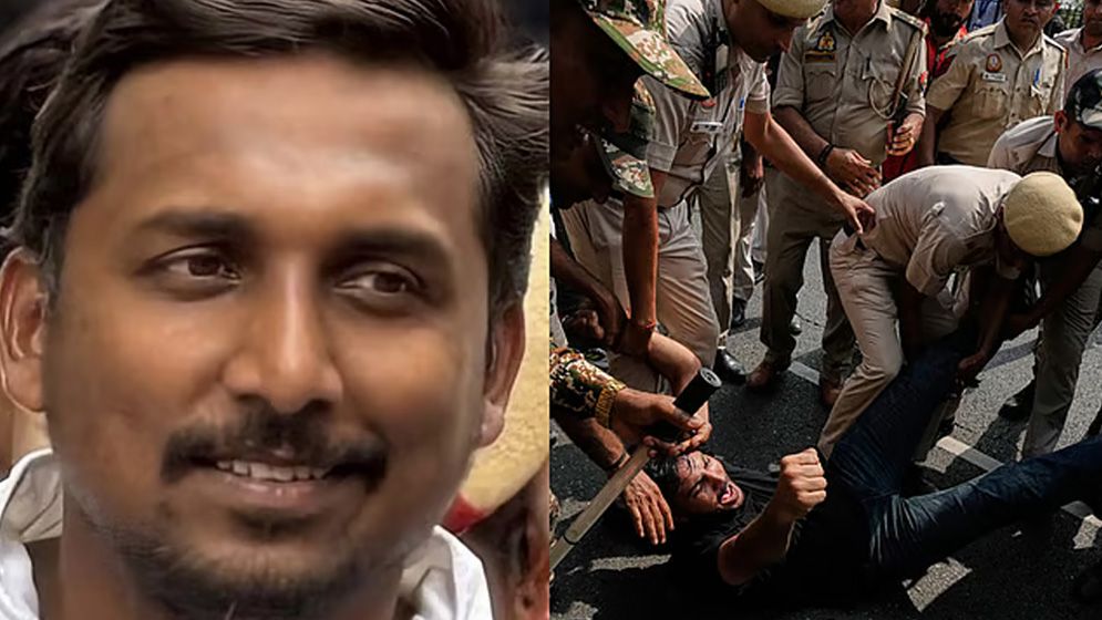 দিল্লিতে বিক্ষোভের নেতৃত্বে অজিঙ্কা শিন্ডে, দীপকে আটক