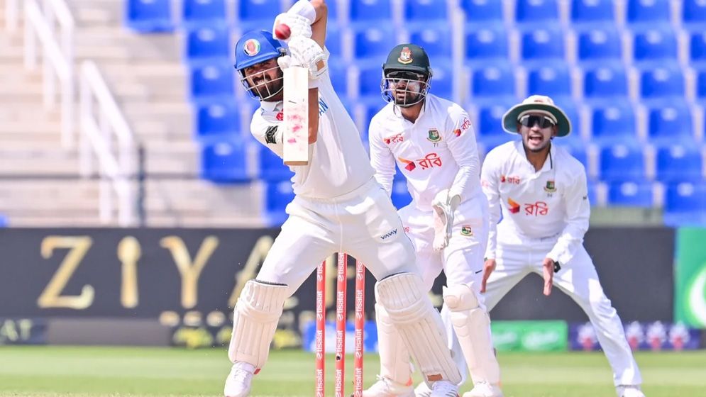 দ্বিতীয় দিন শেষে ১৩৫ রানে পিছিয়ে আফগানিস্তান