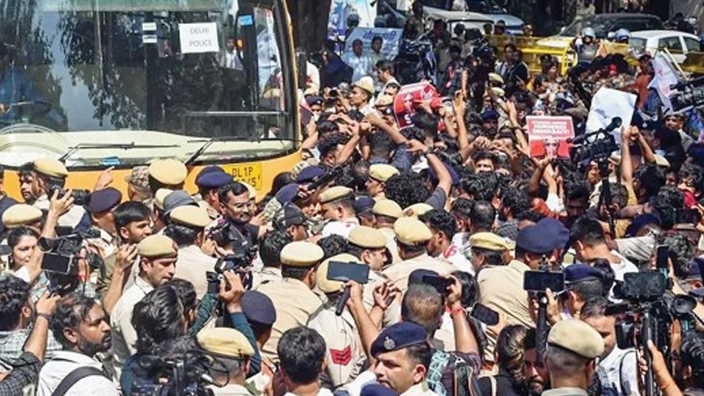 দিল্লিতে বিরোধী রাজনৈতিক জোটের মহাকর্মসূচি শুরু