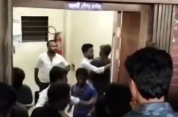 ব্রাহ্মণবাড়িয়ায় বিনা টিকিটের যাত্রীকে আটক করায় রেলকর্মীদের ওপর হামলা