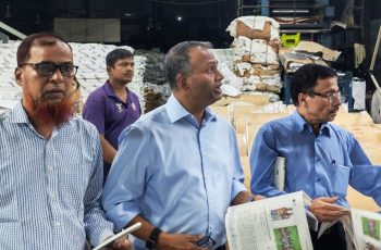 পাঠ্যবই ছাপার মান যাচাইয়ে গিয়াস উদ্দিন রিমনের পরিদর্শন