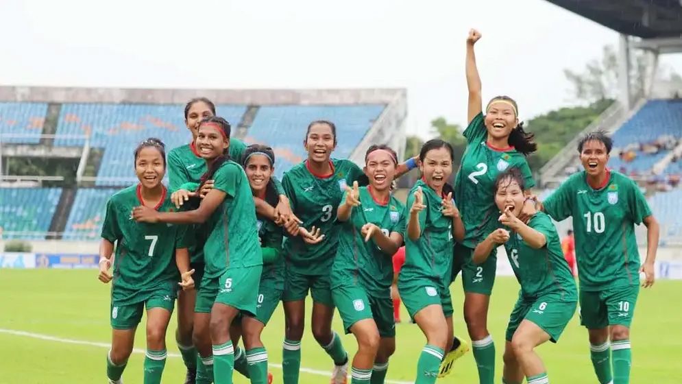 এশিয়ান গেমসে ব্যর্থতা সত্ত্বেও র‍্যাঙ্কিংয়ে এগিয়েছে নারী ফুটবল দল